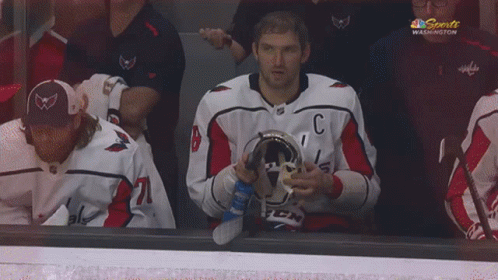 Hockey Player You Just Let Funny Russian Man Score a Goal