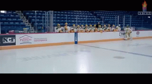 Hockey Rink With Propane Ad