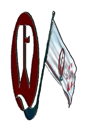 Hockey Stick and W Flag