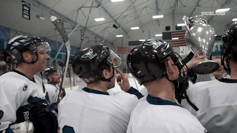 Hockey Trophy Victory GIF
