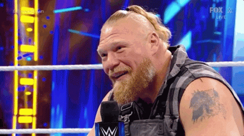 Hoew You Doing Buddy Brock Lesnar GIF