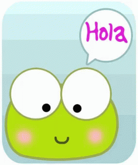 Hola Guapo Saludos Keroppi GIF