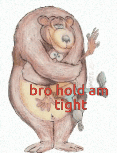 Animated Bear Tight Hold GIF