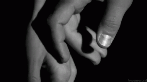 Black And White Hold Hands GIF