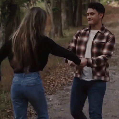 Couple Walking Hold GIF
