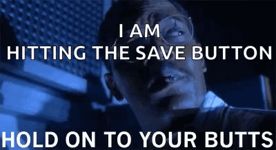 Hold On Hitting Save Button GIF