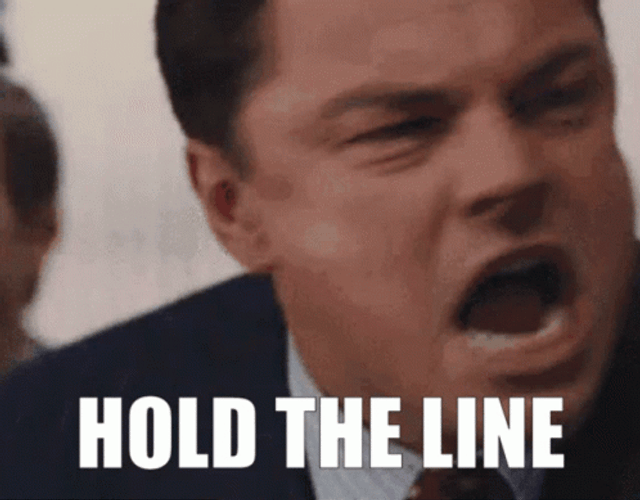 Hold The Line Leonardo DiCaprio GIF
