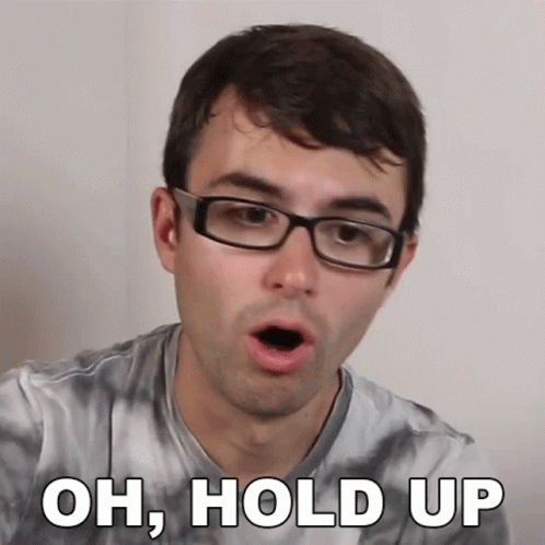 Hold Up Wait A Minute Man Searching GIF