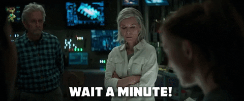 Hold Up Wait A Minute Meeting Request GIF