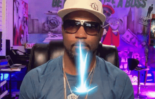 Hold Up Wait A Minute Power Effect GIF