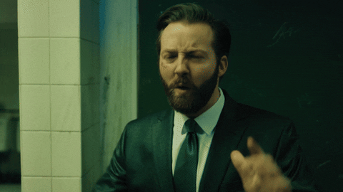 Hold Up Wait A Minute Scared Man GIF