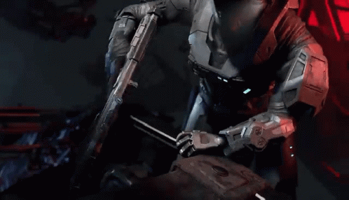 Holding A Gun Halo Infinite GIF