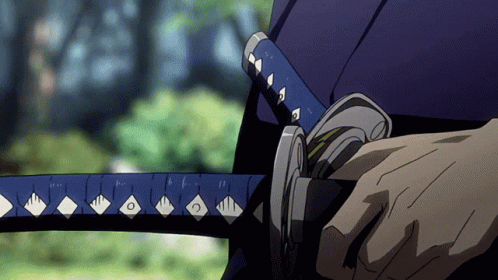 Holding A Sword Katana GIF