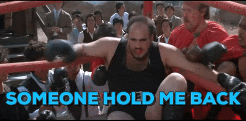 Holding Back Bleeding Man GIF