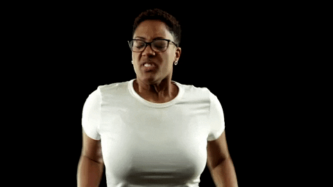 Holding Back Her Anger GIF