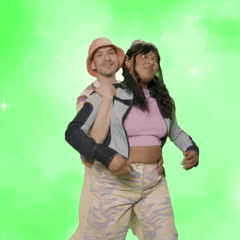 Holding Back Woman To Fight GIF