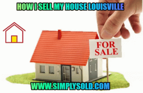 Holding For Sale Sign Over Model House