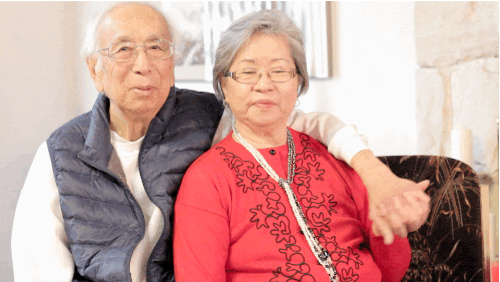 Holding Hands Cute Old Couple GIF