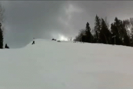 Holding Hands Friends Winter Ski GIF