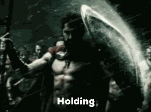Holding On Rain Battle GIF