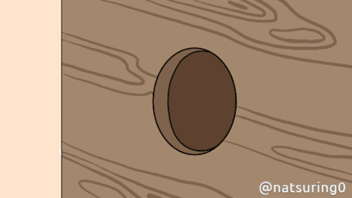 Hole In Wooden Wall Natsuring0 GIF