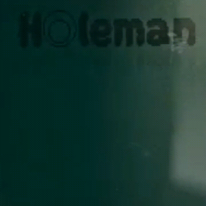 Holeman waving hello