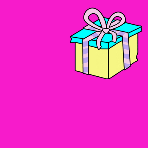 Holiday Celebration Gift Box GIF