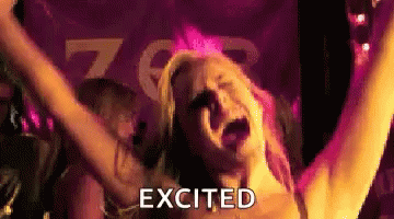 Holiday Party Feeling Excited GIF