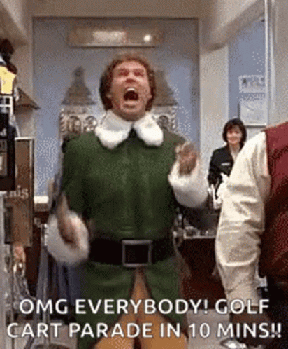 Holiday Party Panic GIF