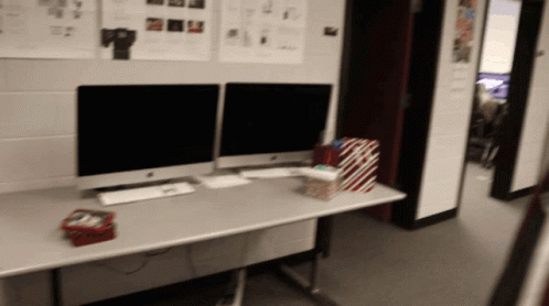 Holiday Party Stealing Cupcake GIF