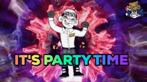 Holiday Party Time GIF