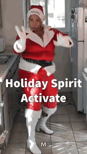 Holiday Spirit Activate Christmas Meme GIF