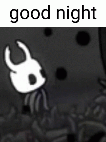 Hollow Knight Bowing Good Night GIF
