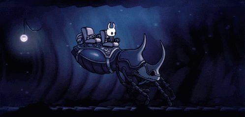 Hollow Knight Riding The Nailsmith GIF