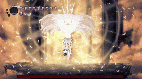 Hollow Knight Blinding Attack Gameplay GIF