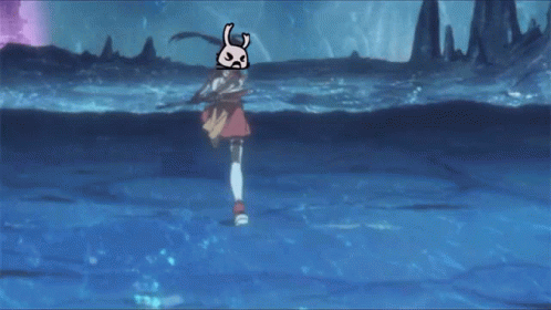 Hollow Knight Anime Attack Face Swap GIF