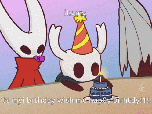 Hollow Knight Birthday Party GIF