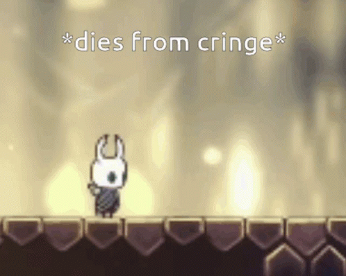 Hollow Knight Big Bretta Dies From Cringe GIF