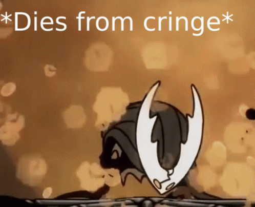 The Hollow Knight Boss Dies From Cringe GIF