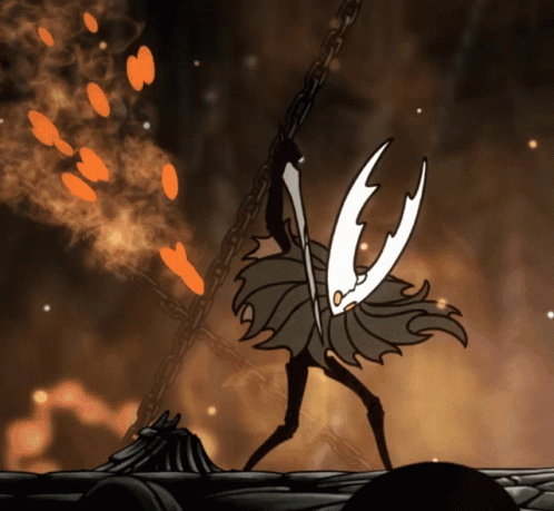 The Hollow Knight Main Boss Attacking GIF