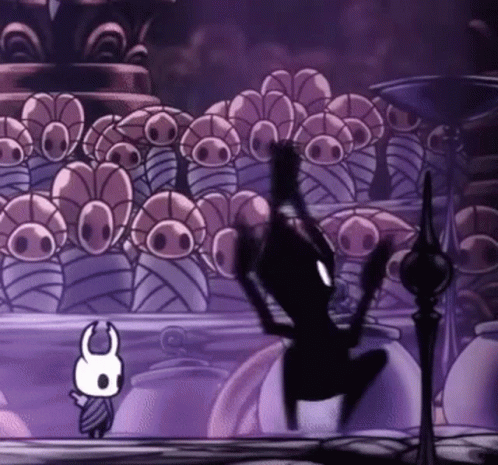 Hollow Knight Collector Character Spinning GIF