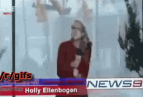 Holly Ellenbogen Is A News Anchor On The News 9 Channel GIF