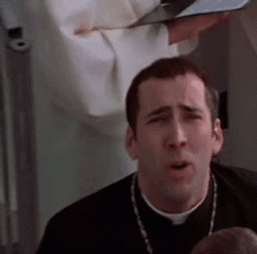 Hollywood Actor Nic Cage Acting Wacky GIF