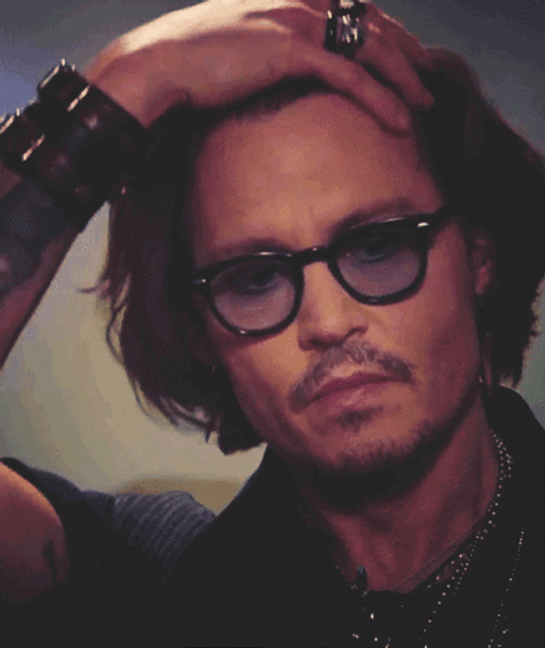 Hollywood Celebrity Johnny Depp GIF