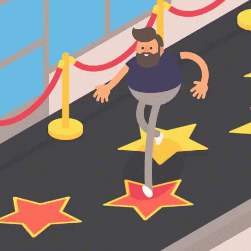Hollywood Walk Of Fame Cartoon GIF