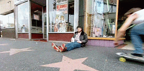 Hollywood Walk Of Fame Skateboarding GIF