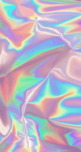 Holographic Rainbow Foil Background GIF