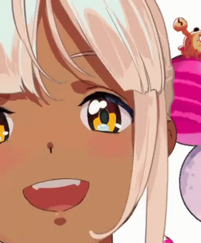 Hololive Tsukomo Sana Cute Blushy Cheer GIF