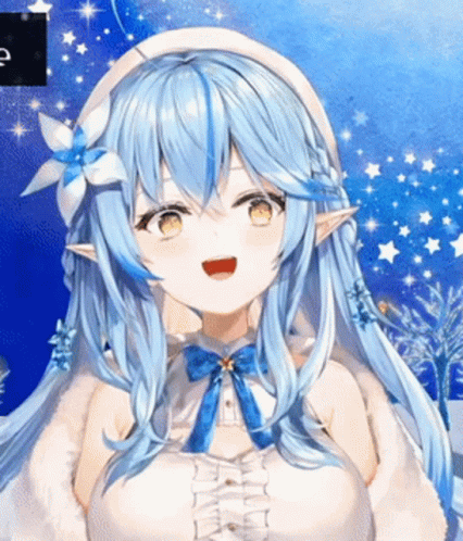 Hololive Yukihana Lamy Bright Aura GIF