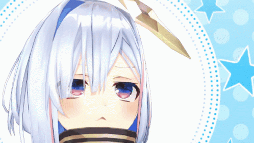 Hololive Bored Amane Kanata GIF
